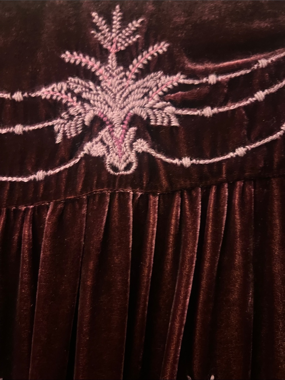 Like New Johnny Was Velvet Burgundy blouse size XL - Picture 7 of 11